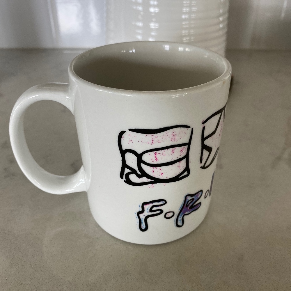 VINTAGE 1995 WB  FRIENDS MUG "HTF"